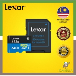 Lexar High-Performance microSDXC 633x 64GB Micro Sd